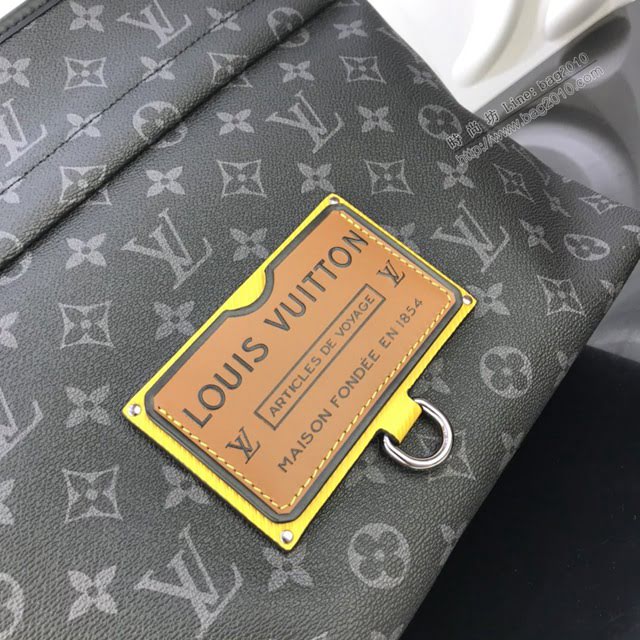 LV包包 LV新款男包 Besace Zippée中號手袋 Gaston Labels限量版系列 男士單肩斜挎包  ydh3630